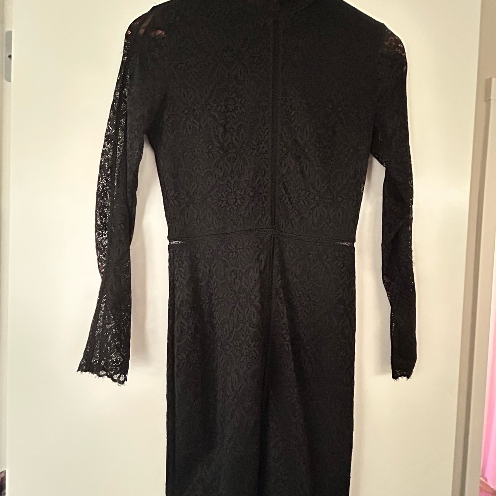 Aritzia Black Lace Dress